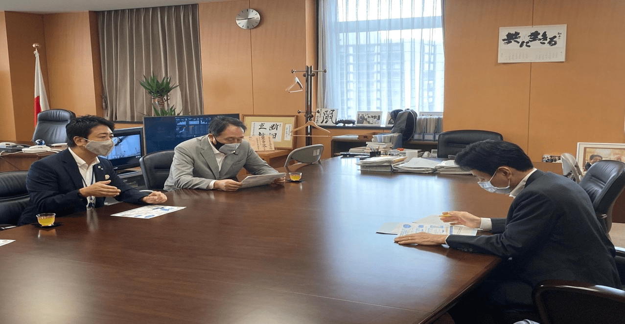 高島市長と新型コロナウイルスに関する緊急要望